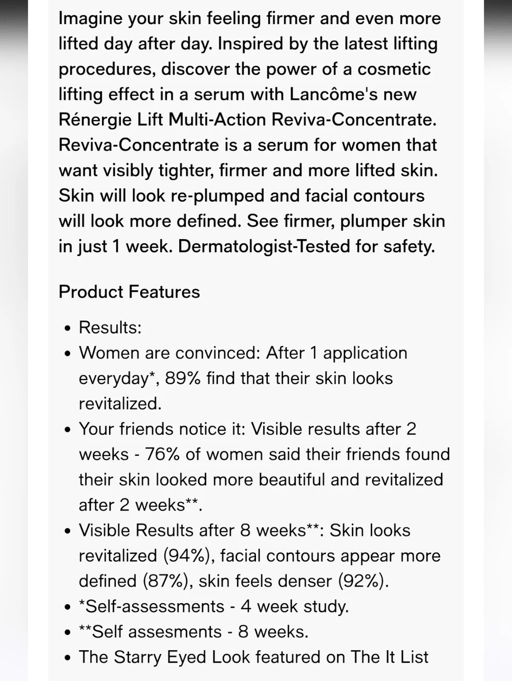Lancôme Rénergie Lift Multi-Action Serum 1.7oz - Picture 11 of 12